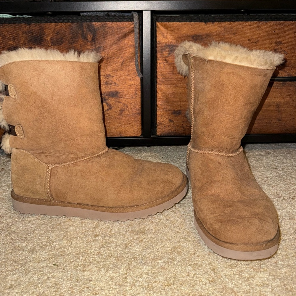 UGG Tan Suede Winter Boots